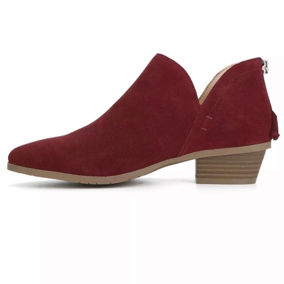 Kenneth Cole Reaction Side Ways burgundy booties size 6.5 - Picture 4 of 6